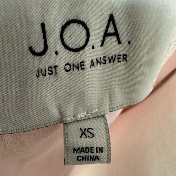 J.0.A. Pink floral high low overlapping maxi dress - Picture 5 of 5